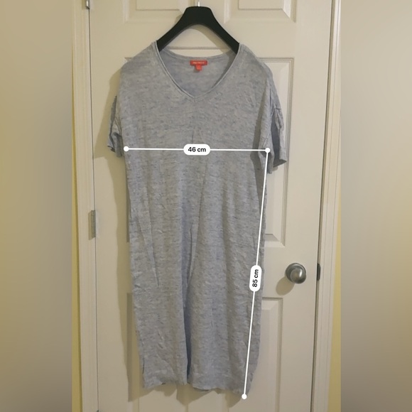 Joe Fresh Heathered Blue V-Neck Tee - Picture 5 of 5